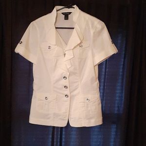 Short sleeve dress jacket
